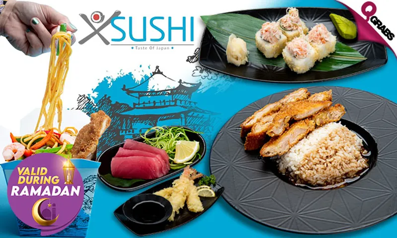 Sushi, Sashimi, Maki & More at X-Sushi Restaurant!